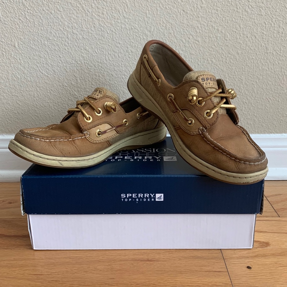 Sperry Ivyfish Metallic Boat Shoe Size 6